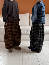 画像をギャラリービューアに読み込む, 【予約】ゆったりチェックパンツ bottom ゆったり 冬90~150cm Wselect