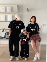 Load image into Gallery viewer, 【予約】親子ユニフォームTシャツ 夏 90cm~adult 子供服 おそろいWselect SS 子供服 Wselect - W select baby kids