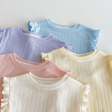 Cargar imagen en el visor de la galería, 【予約】フリルセットアップ 夏 73~120cm 子供服 フリル baby SS 子供服 Wselect - W select baby kids