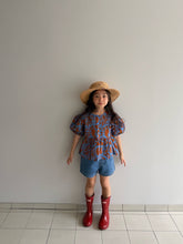 Load image into Gallery viewer, 【予約】フラワーパフスリーブ ブラウス 2026 SS 韓国子供服 cantuccistudio Wselect - W select baby kids