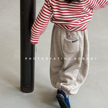 画像をギャラリービューアに読み込む, 【予約】後ろワンコポケットスエットパンツ あったか 裏起毛 冬80~130cm Wselect