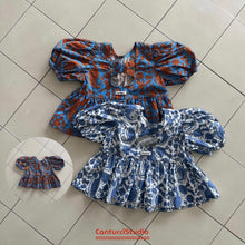 Load image into Gallery viewer, 【予約】フラワーパフスリーブ ブラウス 2026 SS 韓国子供服 cantuccistudio Wselect - W select baby kids