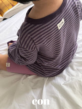 Load image into Gallery viewer, 【予約】ボーダーTシャツ AW 韓国 韓国子供服 2026 CON