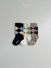 Load image into Gallery viewer, 【予約】アーガイルソックス 3足セット socks 無地 靴下 男の子 digreen Wselect - W select baby kids
