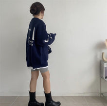 画像をギャラリービューアに読み込む, 【即納】BIGロゴニット オーバーサイズ 冬 秋 ladies レディース Wselect - W select baby kids