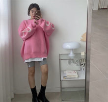 画像をギャラリービューアに読み込む, 【即納】BIGロゴニット オーバーサイズ 冬 秋 ladies レディース Wselect - W select baby kids