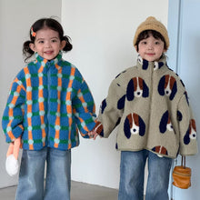 Cargar imagen en el visor de la galería, 【予約】デイリーフリース ブルゾン 羽織 冬 80~150cm Wselect