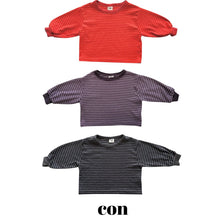 Load image into Gallery viewer, 【予約】ボーダーTシャツ AW 韓国 韓国子供服 2026 CON
