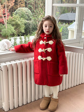 画像をギャラリービューアに読み込む, 【予約】カラーダッフルコート ダッフル 羽織 ロング あったか blue red 110~170cm Wselect