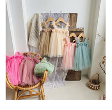 画像をギャラリービューアに読み込む, 【予約】チュールAラインドレス 夏 韓国 80~130cm 子供服 Wselect