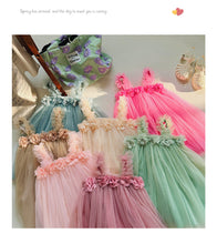 画像をギャラリービューアに読み込む, 【予約】チュールAラインドレス 夏 韓国 80~130cm 子供服 Wselect