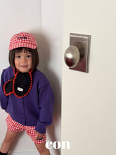 Load image into Gallery viewer, 【予約】チェック帽子 キャップ AW 韓国 韓国子供服 2026 CON