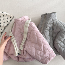Load image into Gallery viewer, 【予約】ハートキルティングコート 羽織 あったか 冬80~130cm Wselect