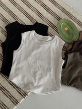 Load image into Gallery viewer, 【予約】リブハーフタンク tops 夏 80〜130 Tシャツ kids 子供服 SS Wselect - W select baby kids