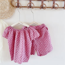 Load image into Gallery viewer, 【予約】ハートセットアップ 夏 80~130cm 子供服 Wselect SS 子供服 Wselect - W select baby kids