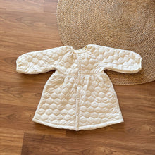Load image into Gallery viewer, 【予約】キルティングホワイトコート 羽織 あったか 冬80~130cm Wselect