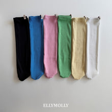 Load image into Gallery viewer, 【予約】カラーリブドソックス 靴下 シンプル AW 韓国 韓国子供服 2026 ELLYMOLLY - W select baby kids