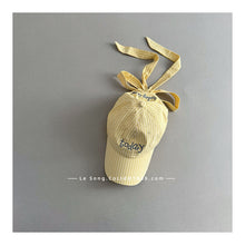 Load image into Gallery viewer, 【予約】ストライプリボンキャップ 夏 free 帽子 Wselect SS Wselect - W select baby kids
