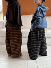 画像をギャラリービューアに読み込む, 【予約】ゆったりチェックパンツ bottom ゆったり 冬90~150cm Wselect