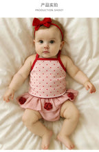 Load image into Gallery viewer, 【予約】ポンポンスイートセットアップ 夏 73~100cm baby 子供服 ブルマ SS 子供服 Wselect - W select baby kids
