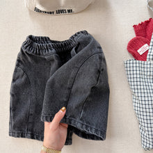 画像をギャラリービューアに読み込む, 【予約】 立体ハーフパンツ デニム bottom 春 夏 80~130cm Wselect - W select baby kids