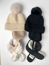 画像をギャラリービューアに読み込む, 【即納】耳付きニット帽 キッズ帽子 防寒 帽子 あったか AW 子供服 Wselect
