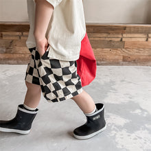 画像をギャラリービューアに読み込む, 【予約】チェッカーハーフパンツ 春 夏 80~130cm Wselect