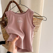 Load image into Gallery viewer, 【予約】ベーシックタンク 夏 シンプル 80~130cm 子供服 Wselect SS 子供服 Wselect - W select baby kids