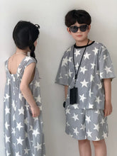 Load image into Gallery viewer, 【予約】スターセットアップ&ジャンプスーツ 夏 星柄 100~160cm 子供服 Wselect SS 子供服 Wselect - W select baby kids