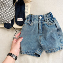Charger l'image dans la galerie, 【予約】シンプルデニムショートパンツ 夏 denim 80~130cm 子供服 Wselect SS 子供服 Wselect - W select baby kids