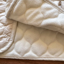 Load image into Gallery viewer, 【予約】キルティングホワイトコート 羽織 あったか 冬80~130cm Wselect