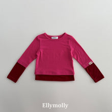 Load image into Gallery viewer, 【予約】ローリングカラーブロックティー 長袖 トップス AW 韓国 韓国子供服 2026 ELLYMOLLY - W select baby kids