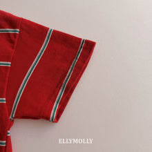 画像をギャラリービューアに読み込む, 【予約】エブリデイティー Tシャツ ボーダー 小学生 SS 韓国 2026 ELLYMOLLY