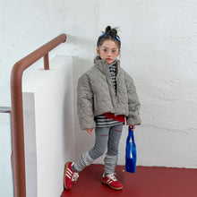 Load image into Gallery viewer, 【予約】ハートキルティングコート 羽織 あったか 冬80~130cm Wselect