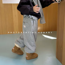 Load image into Gallery viewer, 【予約】ハートポケットスエットパンツ あったか 裏起毛 冬80~130cm Wselect