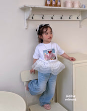 Load image into Gallery viewer, 【即納】サングラス猫Tシャツ second moment Tシャツ 韓国子供服 90〜160 Jr. Wselect - W select baby kids