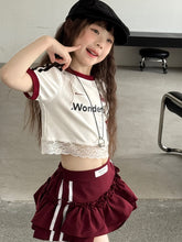 Load image into Gallery viewer, 【予約】 スポーティーショートTシャツ 夏 Tシャツ 100~150cm 子供服 SS 子供服 Wselect - W select baby kids