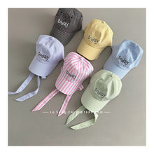 Load image into Gallery viewer, 【予約】ストライプリボンキャップ 夏 free 帽子 Wselect SS Wselect - W select baby kids