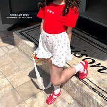 画像をギャラリービューアに読み込む, 【即納】ハートバッククロスT 半袖 トップス ninibello Kids W select