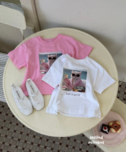 Load image into Gallery viewer, 【即納】サングラス猫Tシャツ second moment Tシャツ 韓国子供服 90〜160 Jr. Wselect - W select baby kids