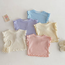 Cargar imagen en el visor de la galería, 【予約】フリルセットアップ 夏 73~120cm 子供服 フリル baby SS 子供服 Wselect - W select baby kids