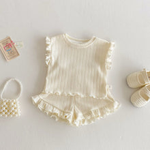 Cargar imagen en el visor de la galería, 【予約】フリルセットアップ 夏 73~120cm 子供服 フリル baby SS 子供服 Wselect - W select baby kids