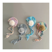 Load image into Gallery viewer, 【予約】レインボーニットキャップ シンプル ボア ニット帽 キャップ AW Kids 冬 Wselect