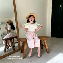 画像をギャラリービューアに読み込む, 【即納】ハートバッククロスT 半袖 トップス ninibello Kids W select