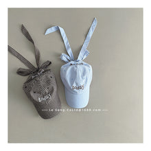 Load image into Gallery viewer, 【予約】ストライプリボンキャップ 夏 free 帽子 Wselect SS Wselect - W select baby kids
