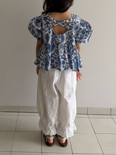 Load image into Gallery viewer, 【予約】フラワーパフスリーブ ブラウス 2026 SS 韓国子供服 cantuccistudio Wselect - W select baby kids