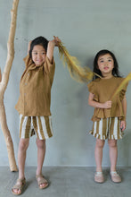 Load image into Gallery viewer, 即納【Original】W. モスリンストライプSETUP 夏 summer セットアップ brown オリジナル W select