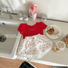画像をギャラリービューアに読み込む, 【即納】ハートバッククロスT 半袖 トップス ninibello Kids W select