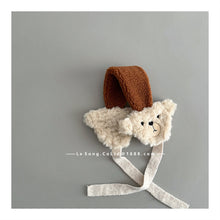 Cargar imagen en el visor de la galería, 【予約】くまちゃん耳当て kids AW くま 防寒 Kids 冬 Wselect