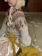 Load image into Gallery viewer, 【予約】ノルディックセーター ニット 長袖 冬90~150cm Wselect